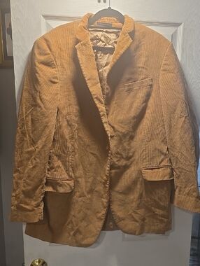 Lands' End Button-Front Jacket in Camel-Tone